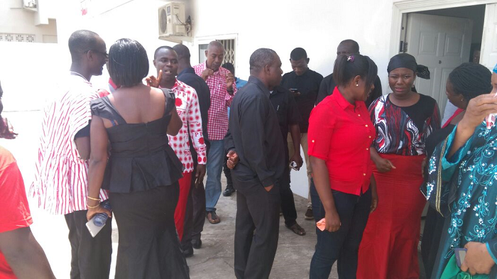  Some PPP leadership at the residence of Eva Lokko
